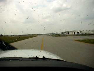Taxing to runway 15